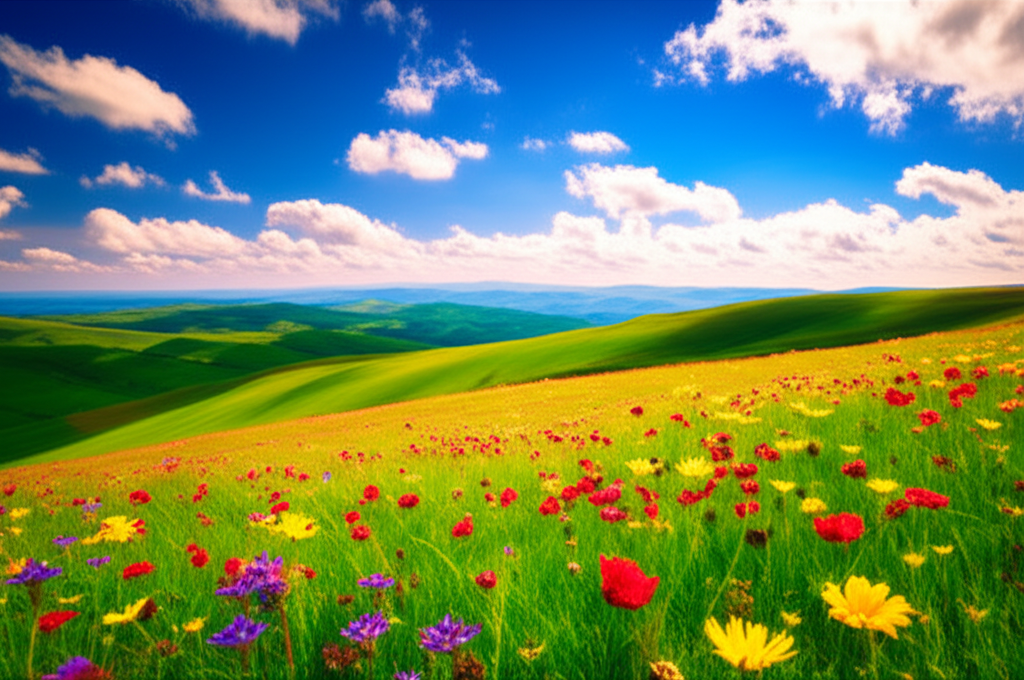 Fotografía con colores vibrantes después de mejorar calidad de imagen